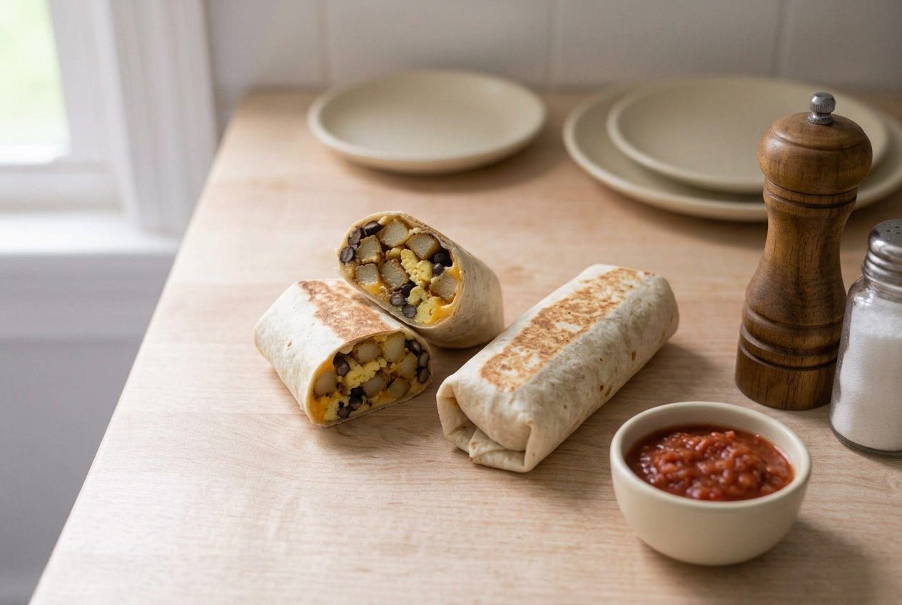 Freezer Breakfast Burritos